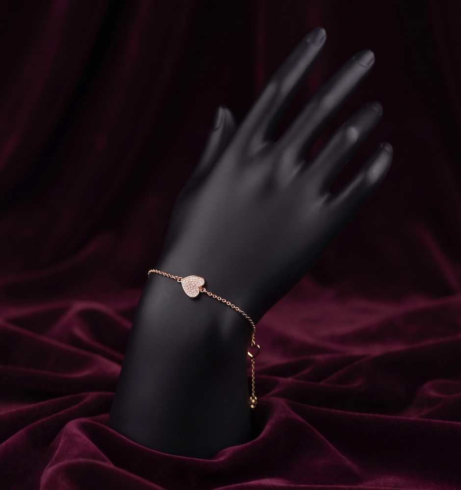 ✨ Pulsera Encanto de Corazón en Pavé ✨